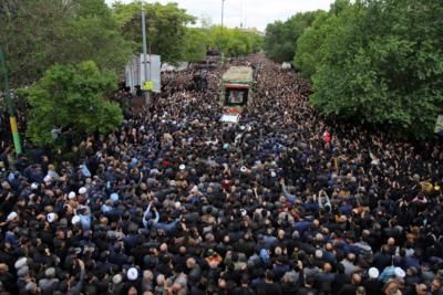 Massive Funeral Ceremony Held For Iranian President Ebrahim Raisi