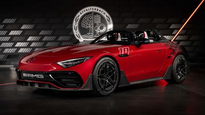 Mercedes Turned the SL Into an Open-Top Roadster With an F1 Halo Bar