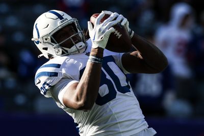 Colts TE Jelani Woods participating in OTAs after missing 2023 season