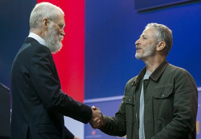 Jon Stewart says David Letterman gave him the best career advice after his first talk show was canceled: 'Don't confuse cancellation with failure'