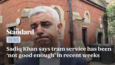 Concerns over 'abysmal' tram performance as Sadiq Khan admits service 'not good enough'