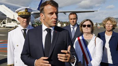 Emmanuel Macron arrives in New Caledonia following deadly riots