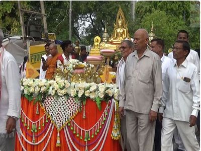 Grand procession held in Bodh Gaya on the occasion of Buddha Purnima