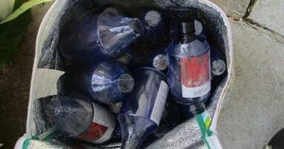 Woman jailed over drug chemicals found under false bottom of wheelie bin