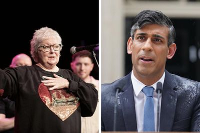 Janey Godley takes on Rishi Sunak's election announcement in hilarious voiceover