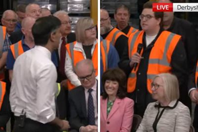 Tory councillors planted as 'warehouse workers' in Rishi Sunak campaign visit