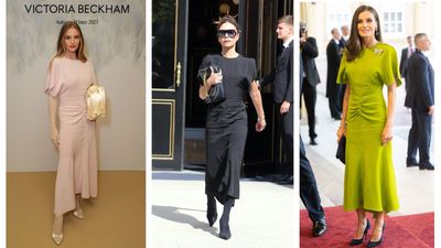 These £39.99 H&M dresses look just like Victoria Beckham's ruched dress - but cost a fraction of the price