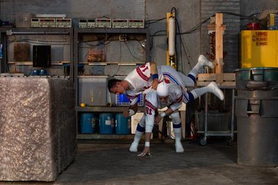 ‘Stress and failure’: Matthew Barney on his film about the sports accident that traumatised America