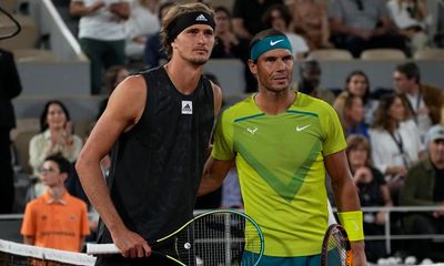 Rafael Nadal handed tough Alexander Zverev test in first round of French Open
