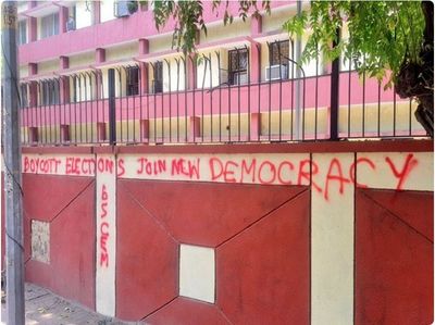 2 FIRs filed after posters to boycott May 25 polling found on DU campus