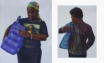 Artist Abdur Rahman Muhammad reframes the ‘Ghana Must Go’ bag to consider migration