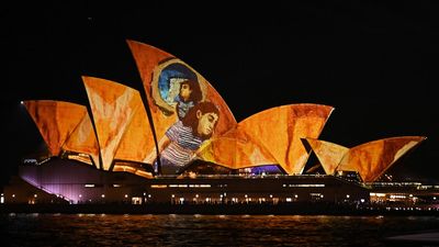 Sydney Opera House illuminated with art for Vivid