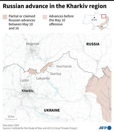 Russia 'Bogged Down' In Battle For Border Town, Ukraine Says