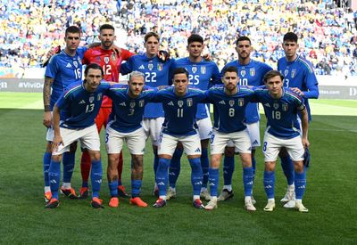 Why do Italy play in blue?