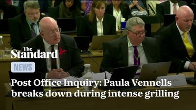Paula Vennells told she was in 'la-la land' as ex-Post Office boss again breaks down in tears at Horizon inquiry