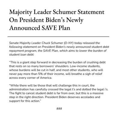 Senate Votes Down Chuck Schumer-Backed Border Bill