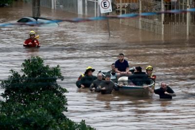 Heavy Rains Cause Flooding In Southern Brazil, Including Porto Alegre