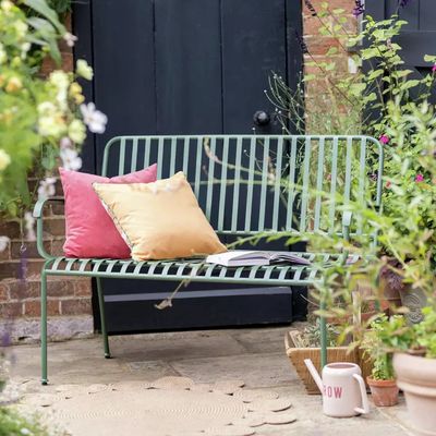 Move quickly – there's 25% off Habitat's Indu garden bench, a lookalike for a high-end cult fave
