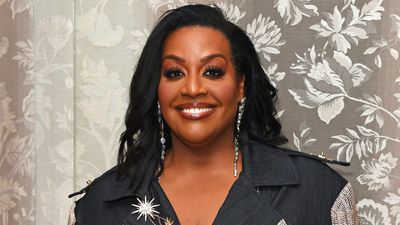 Alison Hammond’s khaki shirt dress and backless loafers are an effortless day-to-night look we all need to try this summer