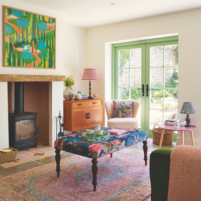'Be brave and go bright' was the design mantra for this colourful cottage