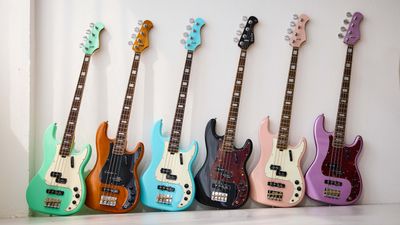 The new Harley Benton MV Bass guitar series is hitting the low end on prices