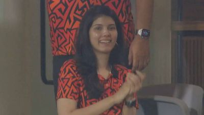 SRH co-owner Kavya Maran erupts in joy after Riyan Parag's dismissal