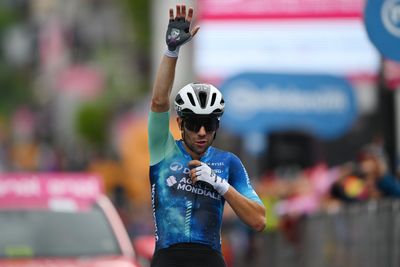 Andrea Vendrame wins stage 19 of the Giro d'Italia with bold 30km attack