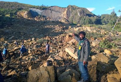 Rescue Teams Arrive At Site Of Deadly Landslide In Papua New Guinea