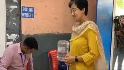 AAP's Atishi casts her vote in Delhi, alleges voting could be slowed down in INDIA bloc strongholds