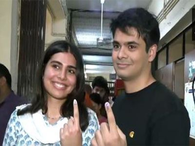 General Elections 2024: Priyanka-Robert Vadra's children Miraya and Raihan cast their votes
