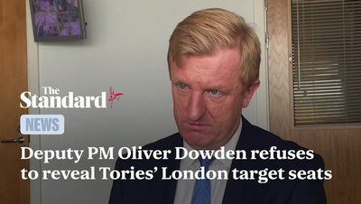 Deputy PM Oliver Dowden refuses to 'speculate' on where Tories aim to gain seats in London