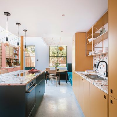 'We created a colourful kitchen that’s perfect for entertaining'