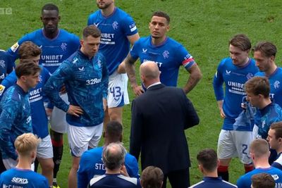 Philippe Clement in no-nonsense Rangers address on pitch after Scottish Cup defeat