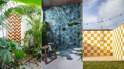 5 designs that prove outdoor shower tiles are a must-have feature