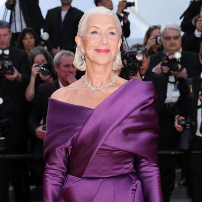 Helen Mirren Doesn't Want to Call Her Cannes Red Carpet Hair and Makeup "Beauty"