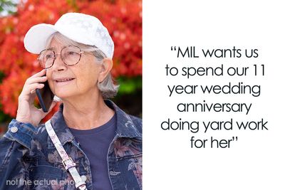 MIL Tries To Guilt-Trip Couple Into Spending Their Anniversary Doing Yard Work For Her, Fails