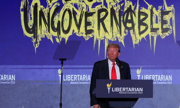 ‘No wannabe dictators!’: Donald Trump booed at Libertarian convention