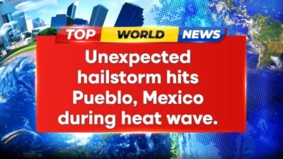 Pueblo, Mexico Residents Clean Up After Devastating Hailstorm