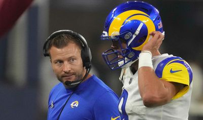 Watch: Stafford couldn’t believe how long McVay rambled during this play call