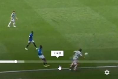 The missed Celtic vs Rangers tackle that could've seen another red card