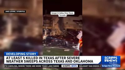 US tornadoes: At least 11 killed by powerful storms across Texas, Arkansas and Oklahoma