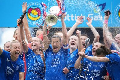 Rangers 2 Hearts 0: Jo Potter's side win the Scottish Cup