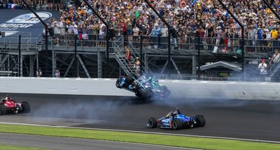 IndyCar driver Marcus Ericsson was in total disbelief after crashing out on the first lap of the Indy 500