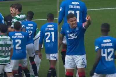 Furious Tavernier hauls Diomande away from Celtic vs Rangers rammy in unseen moment