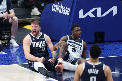 Luka Doncic won’t reveal what he said to Anthony Edwards during Game 3 but fans have some hysterical theories