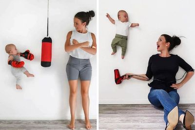 11 Creative And Straight-Up Adorable Pictures This Swedish Mom Took With Her Baby