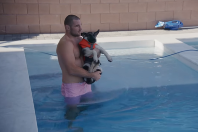 UFC 302 ‘Embedded,’ No. 1: Sean Strickland gives his puppy swimming lessons