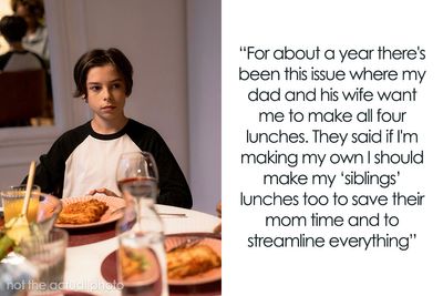 16YO Tells Stepmom It’s Not His Job To Feed Her Kids, She Blows Up At Him