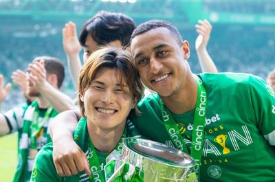 Kyogo Furuhashi gives verdict on possible Celtic return for Adam Idah