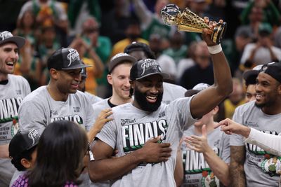 Jaylen Brown named East finals MVP, wins 2024 Larry Bird Trophy